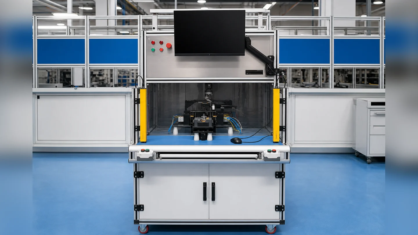 MCCB force testing panel built by Techtiq Automation